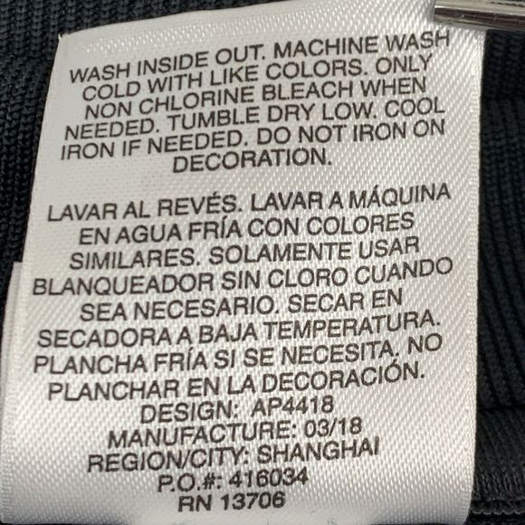 Adidas Kid's [Size 4] Full Zip‎ Black Mock Neck Track Jacket Three Stripes - Picture 7 of 8